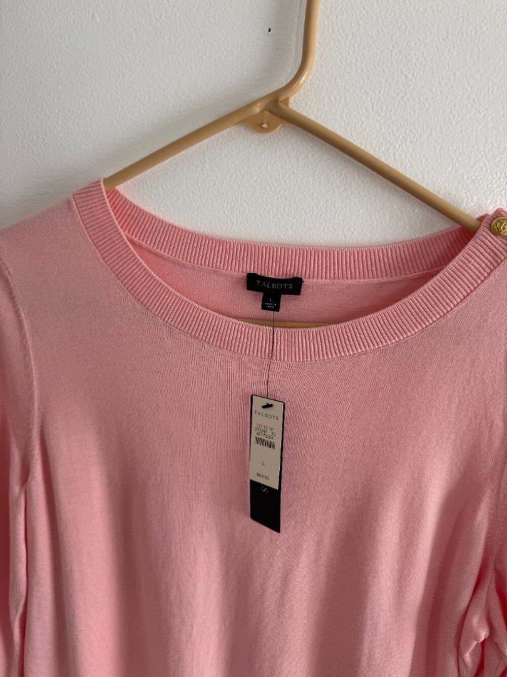 Talbots Crewneck Sweater Large NWT - Picture 3 of 9